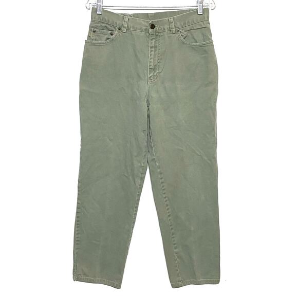 Ralph Lauren Jeans Straight High Waist Stretch Womens 8 Normcore Casual Preppy - Picture 1 of 9